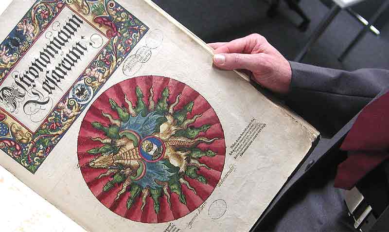 Foto eines mittelalterlichen Buches